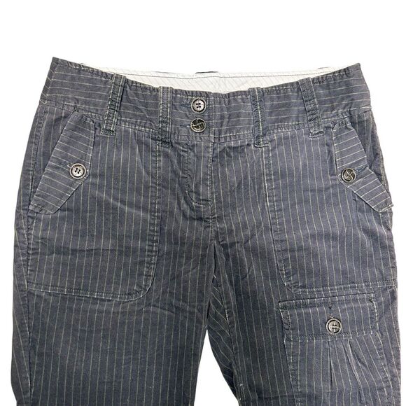 Three Dots Velvet Pull On Pants Charcoal Gray Size 10 Lagenlook Casual - Picture 4 of 13